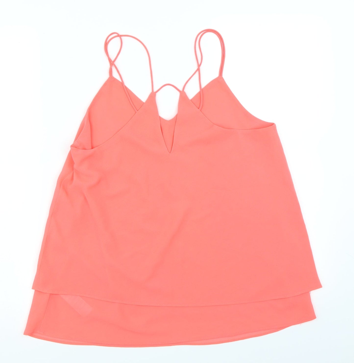 Womens UK Size 12 New Look Pink Camisole Blouse