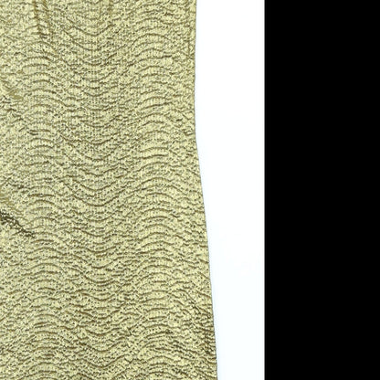 S&W Womens Gold   Bodycon  Size S