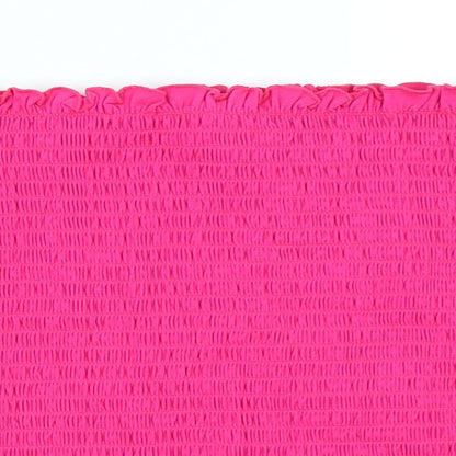 Womens UK Size L H&M Pink Cropped T-Shirt