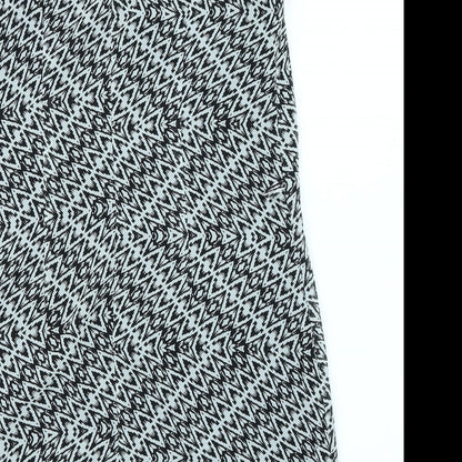 Atmosphere Womens Black Herringbone  A-Line  Size 10
