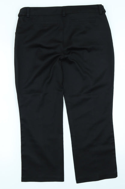 Womens UK Size 14 NEXT Regular Fit  Black Trousers