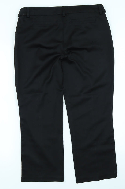 Womens UK Size 14 NEXT Regular Fit  Black Trousers