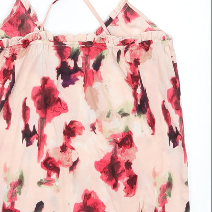 Womens UK Size 10 La Redoute Pink Basic Tank