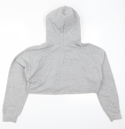 Gildan Womens Grey   Pullover Hoodie Size M  - Strictly Static