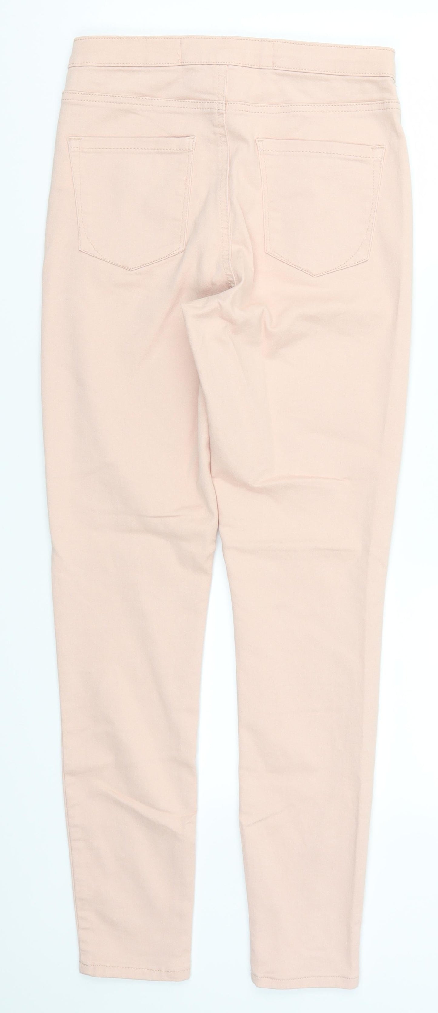 Denim Co Womens Pink  Denim Skinny Jeans Size 10 L27 in