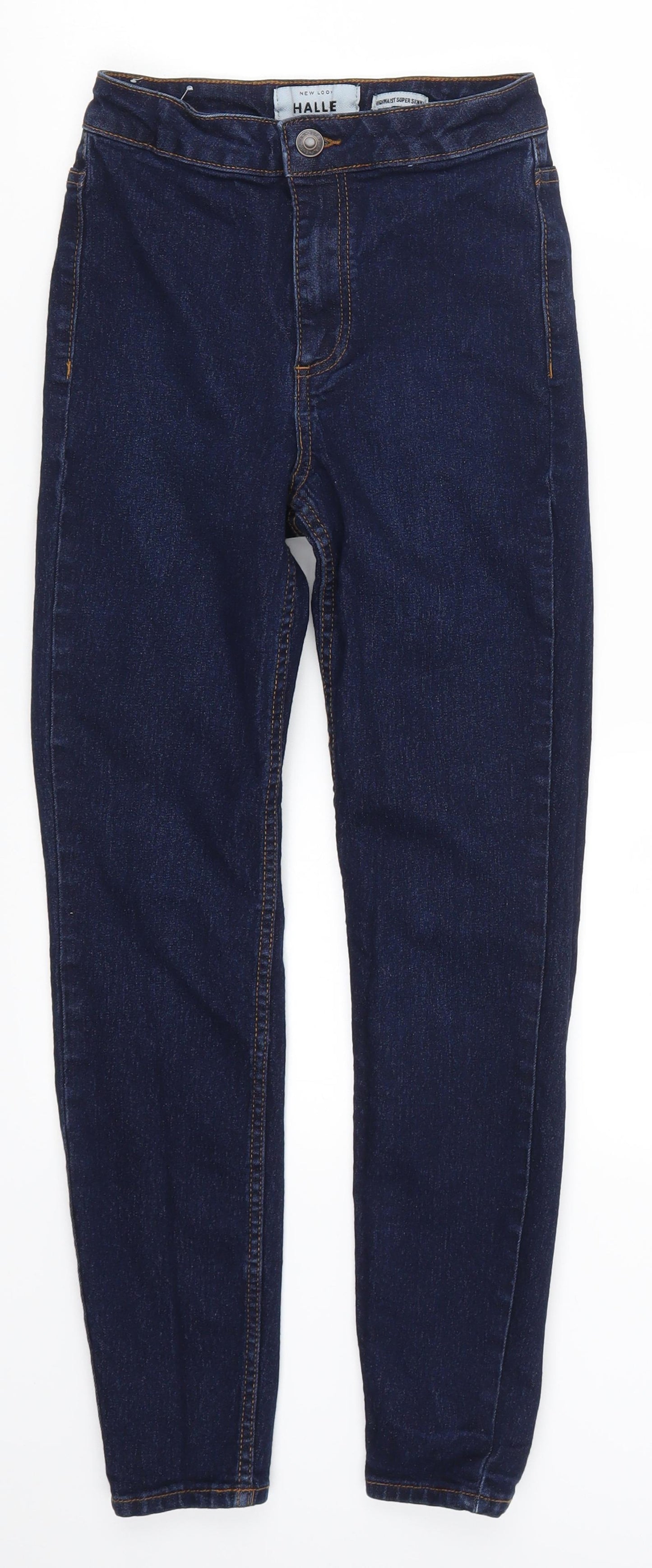 New Look Womens Blue  Denim Skinny Jeans Size 6 L25 in