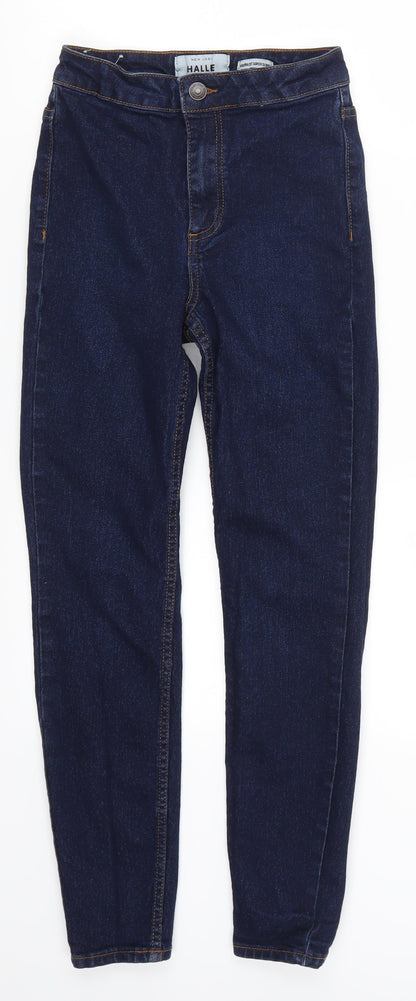 New Look Womens Blue  Denim Skinny Jeans Size 6 L25 in