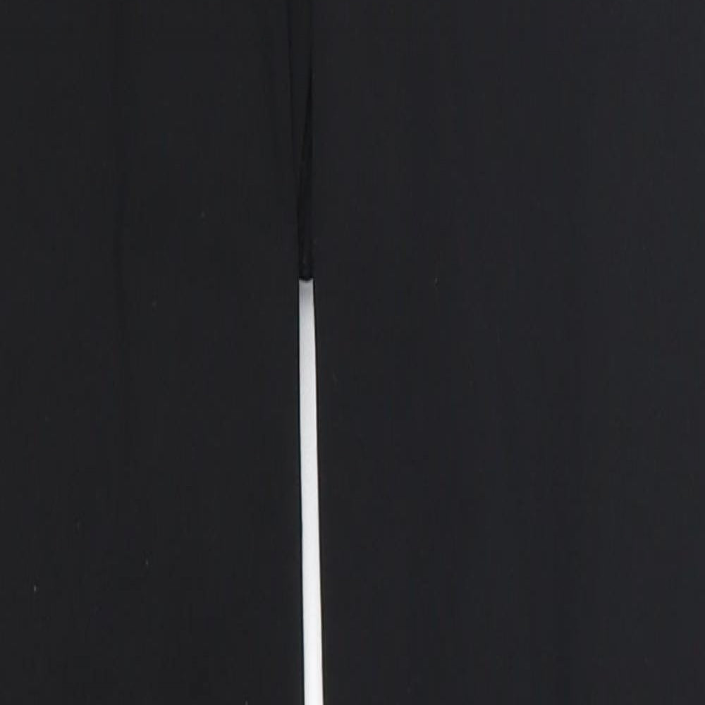 Original USA Womens Black   Cropped Leggings Size 8 L24 in