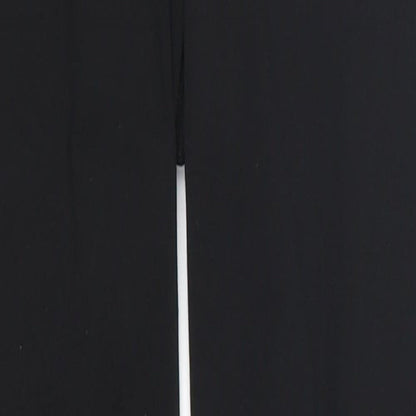 Original USA Womens Black   Cropped Leggings Size 8 L24 in