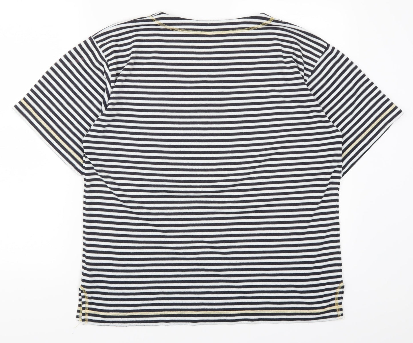 Womens UK Size M Donna Lewis Blue Basic T-Shirt