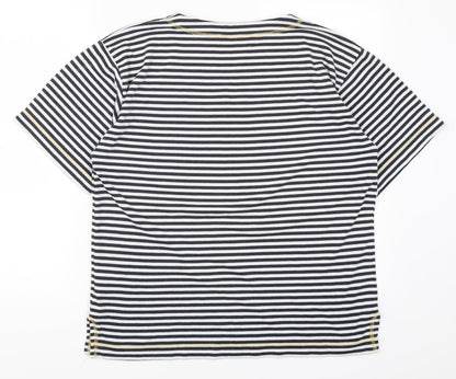 Womens UK Size M Donna Lewis Blue Basic T-Shirt