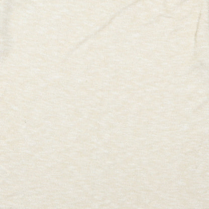 H&M Womens Beige   Basic T-Shirt Size 10