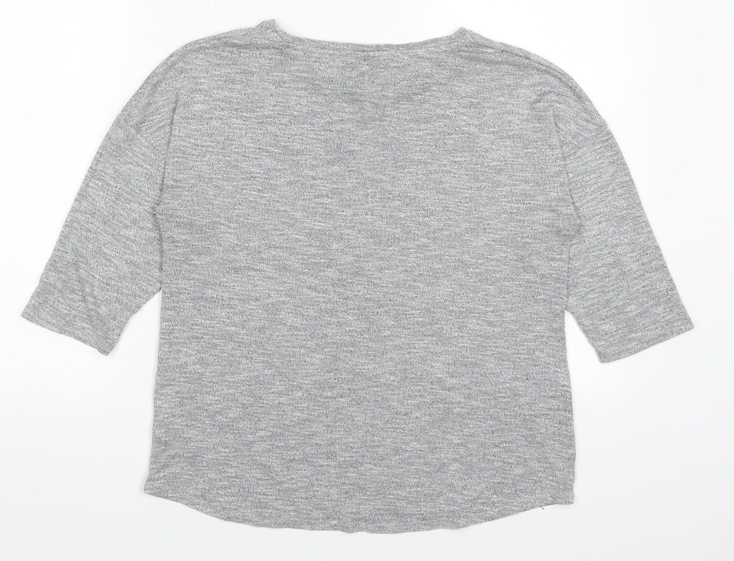 Papaya Womens Grey   Basic T-Shirt Size 12  - Always Look on the Bright Side