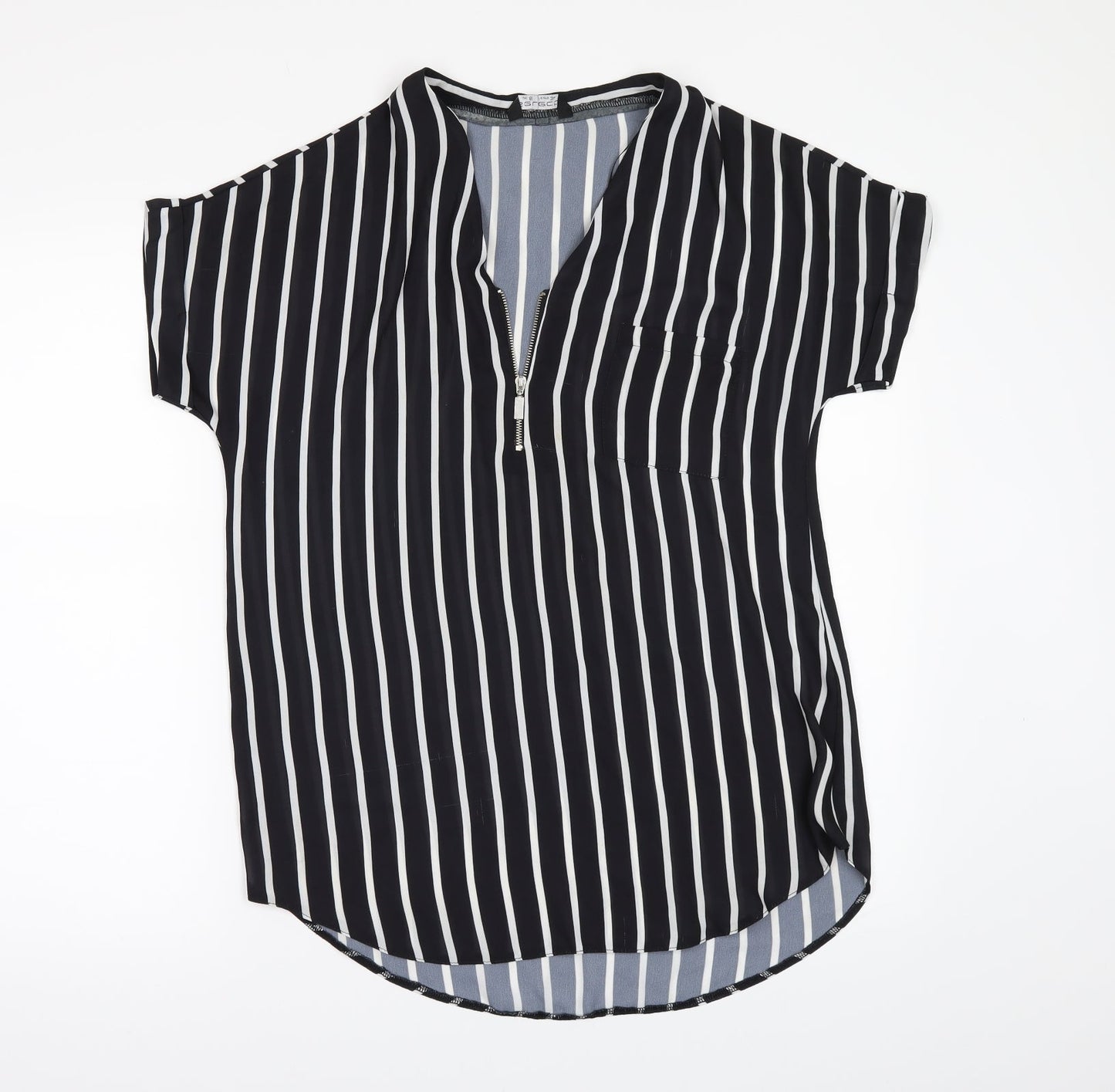 Womens UK Size 6 Select Black Tunic Blouse