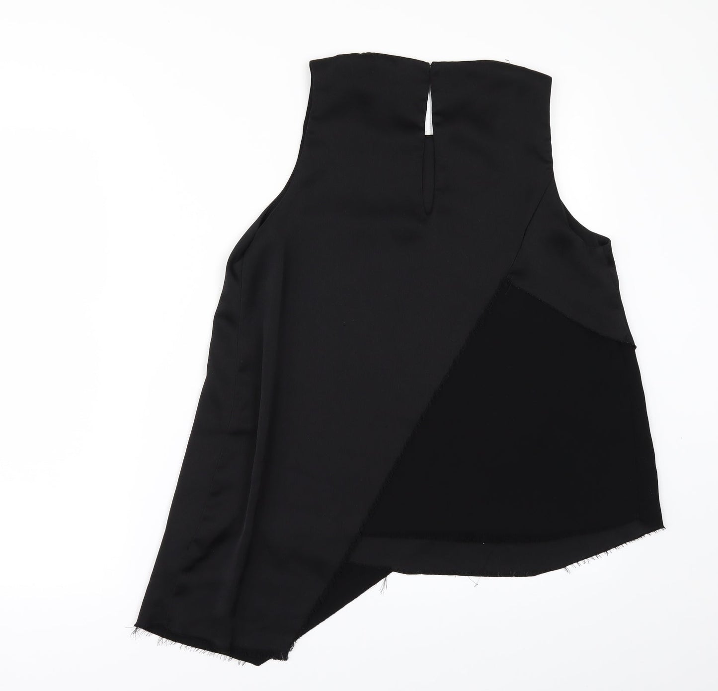 Womens UK Size 8 Topshop Black Camisole Blouse