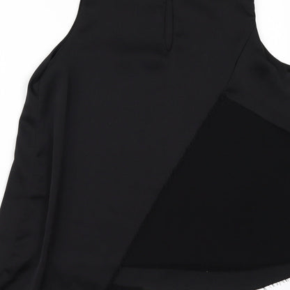 Womens UK Size 8 Topshop Black Camisole Blouse
