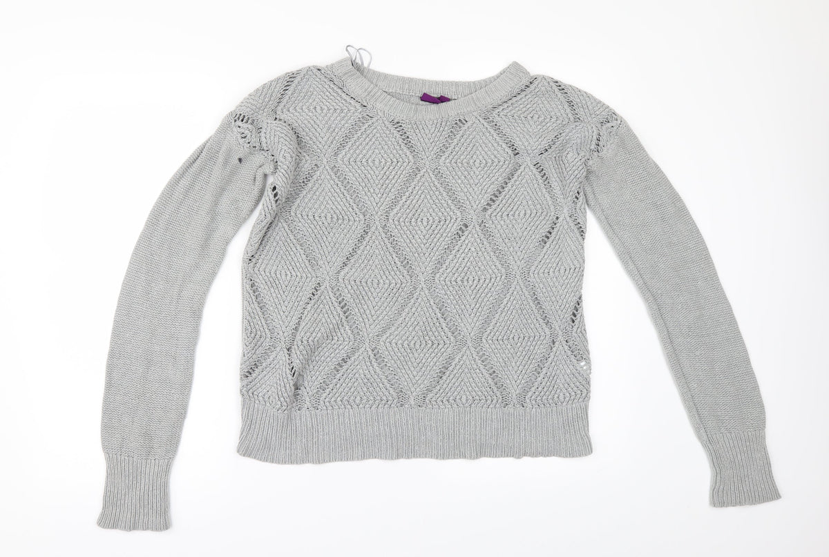 Hoxton Chic Womens Grey   Pullover Jumper Size 14