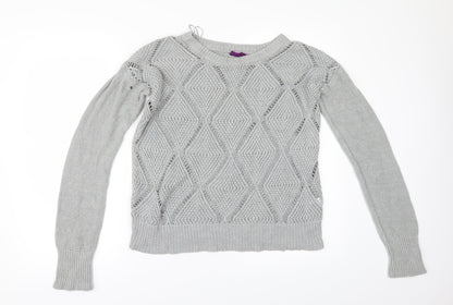 Hoxton Chic Womens Grey   Pullover Jumper Size 14
