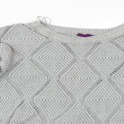 Hoxton Chic Womens Grey   Pullover Jumper Size 14
