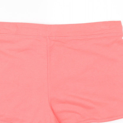Papaya Womens Orange   Hot Pants Shorts Size 12