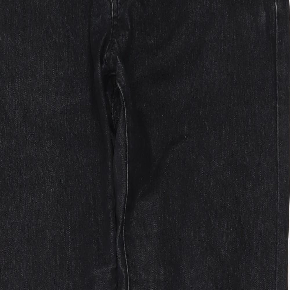 Denim & Co. Womens Black  Denim Skinny Jeans Size 12 L29 in