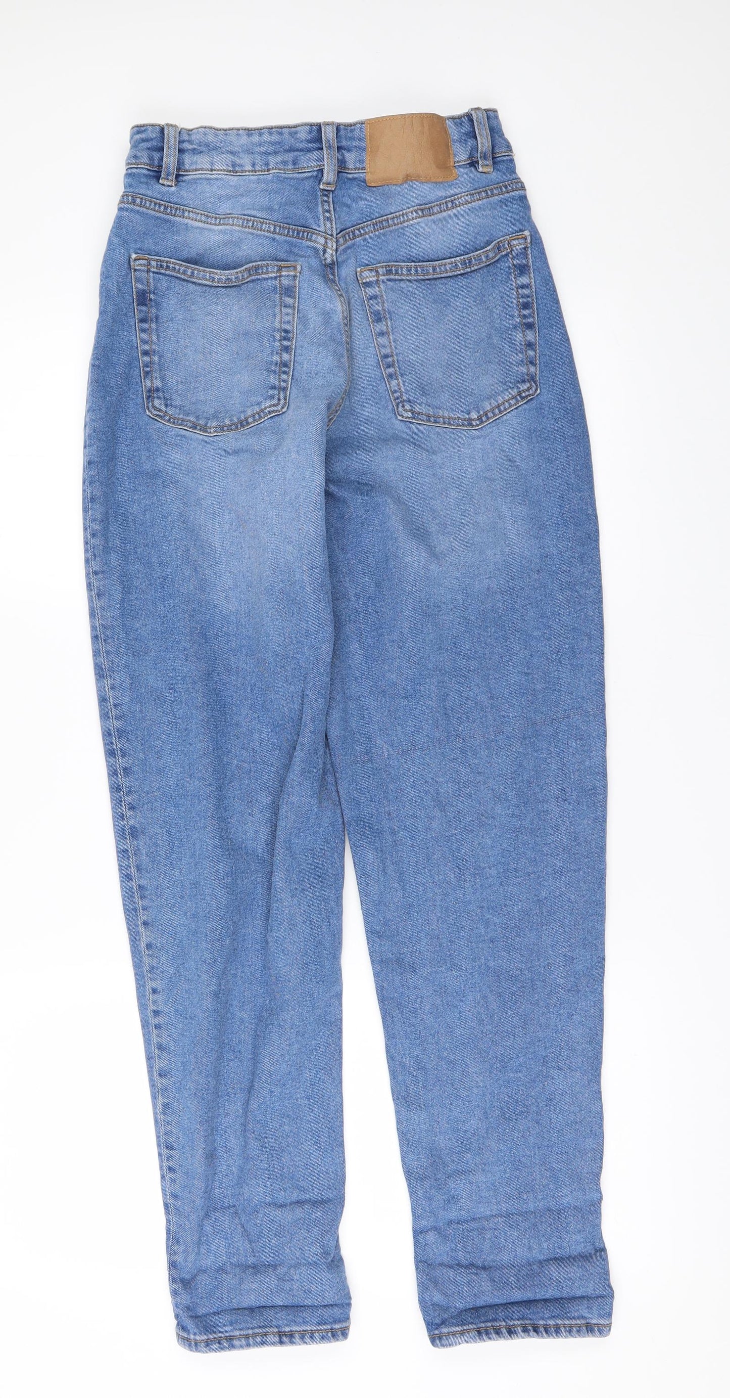 Womens UK Size 8 H&M Regular Fit Straight Blue Jeans