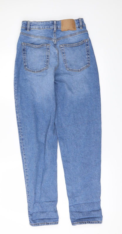 Womens UK Size 8 H&M Regular Fit Straight Blue Jeans