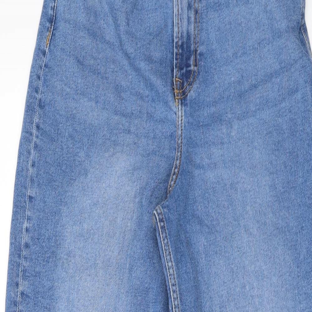 Womens UK Size 8 H&M Regular Fit Straight Blue Jeans
