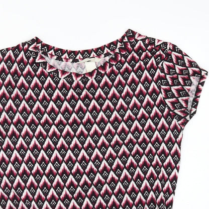 Womens UK Size S H&M Multicoloured Basic T-Shirt