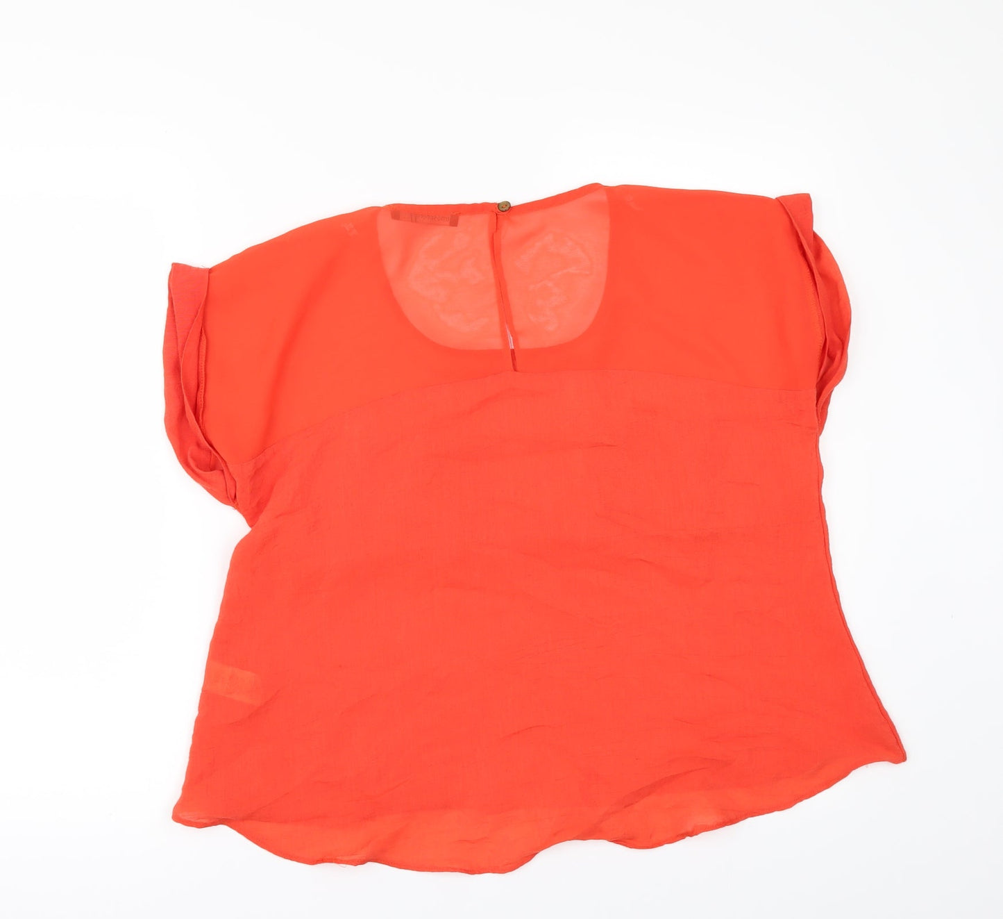 Primark Womens Red   Tunic Blouse Size 12