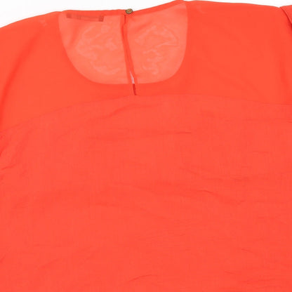 Primark Womens Red   Tunic Blouse Size 12