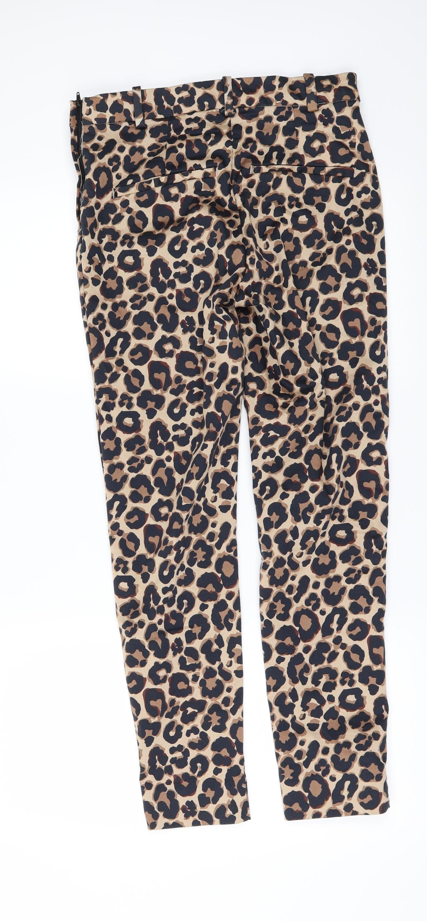 Womens UK Size 8 H&M Regular Fit  Brown Trousers