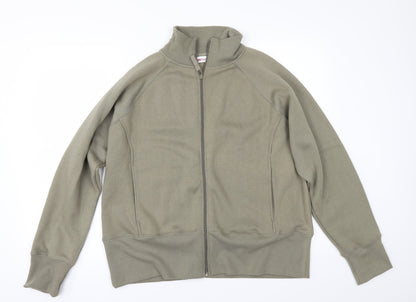Bonmarché Womens Green   Full Zip Sweatshirt Size L