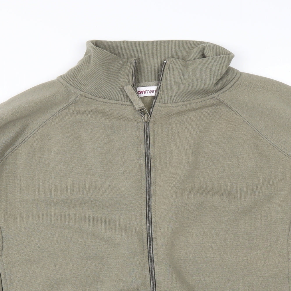 Bonmarché Womens Green   Full Zip Sweatshirt Size L
