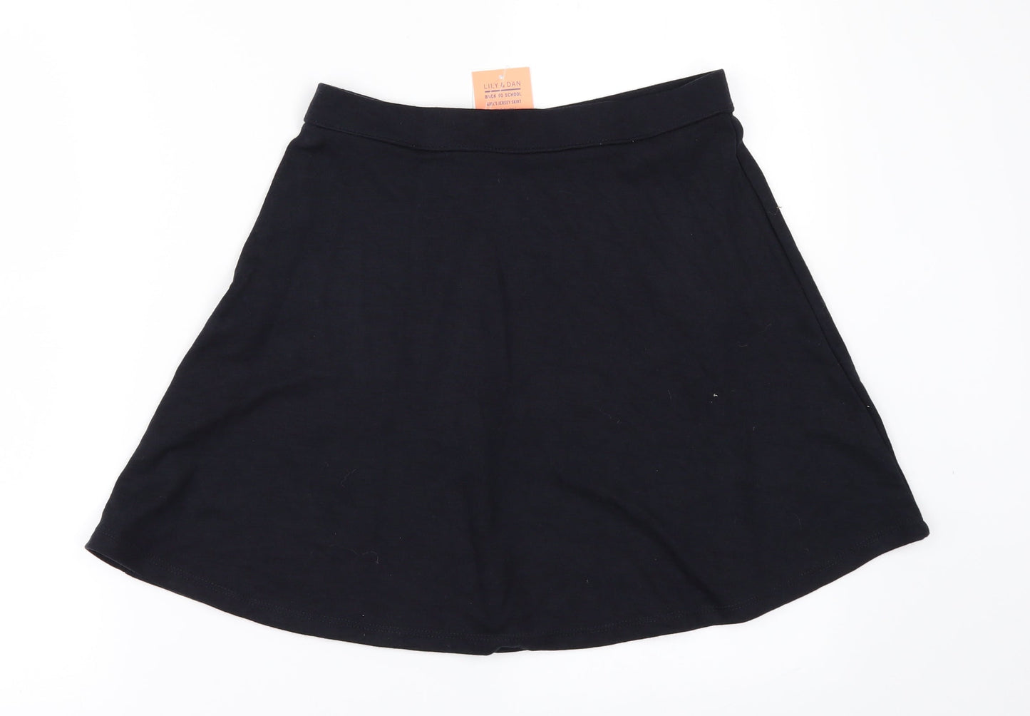 Lilly & Dan Girls Black   A-Line Skirt Size 11-12 Years