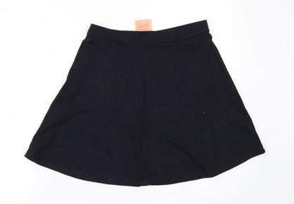 Lilly & Dan Girls Black   A-Line Skirt Size 11-12 Years