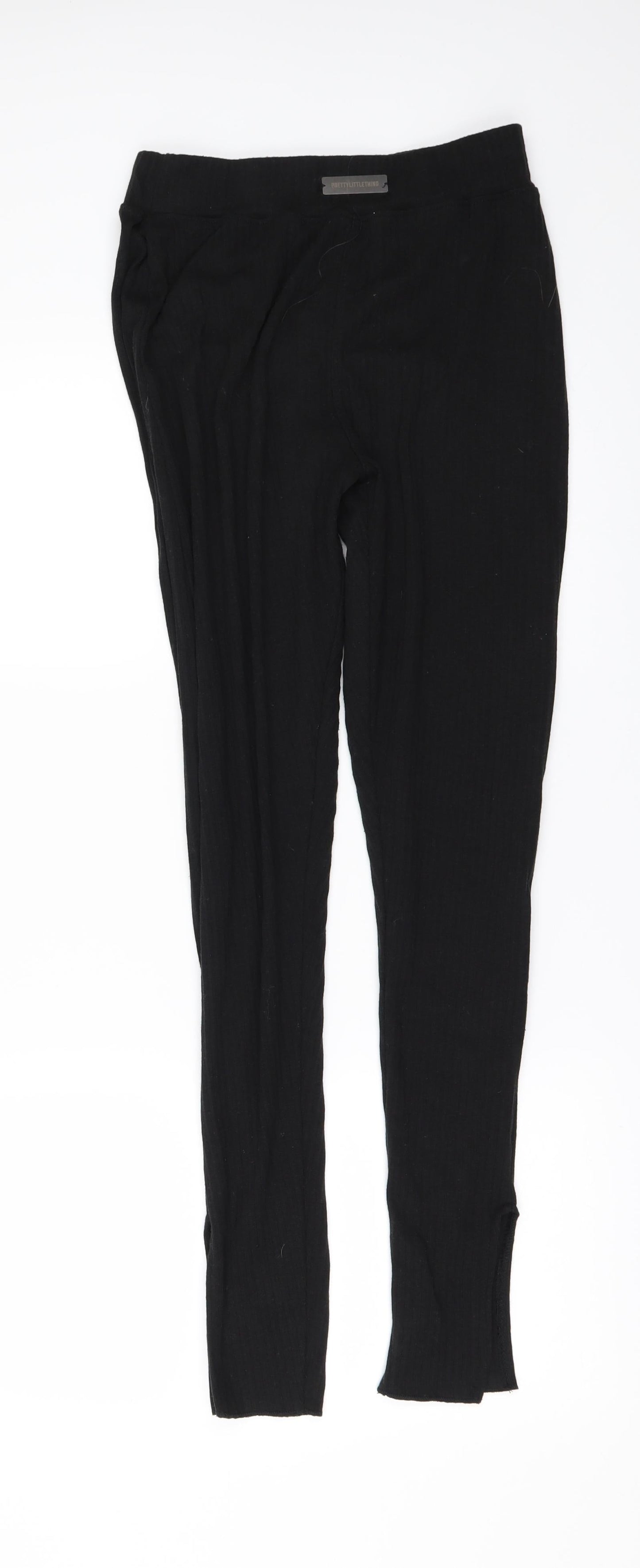 Womens UK Size 10 PRETTYLITTLETHING  Cargo Black Leggings
