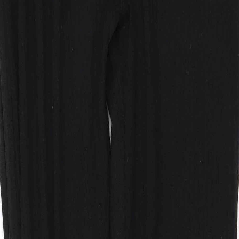 Womens UK Size 10 PRETTYLITTLETHING  Cargo Black Leggings