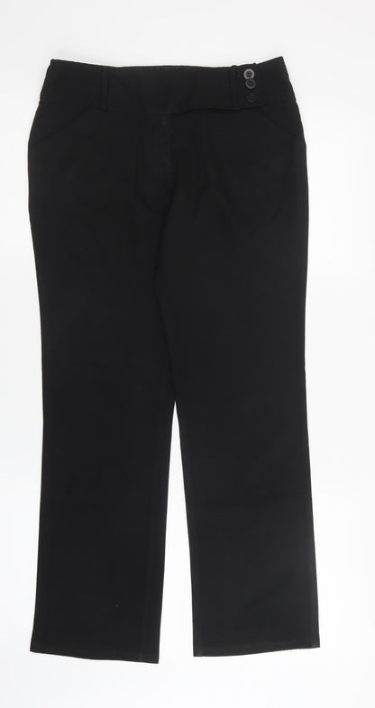 George Girls Black   Capri Trousers Size 12-13 Years