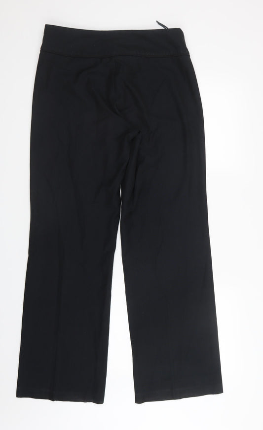 Womens UK Size 10 NEXT Regular Fit  Black Trousers