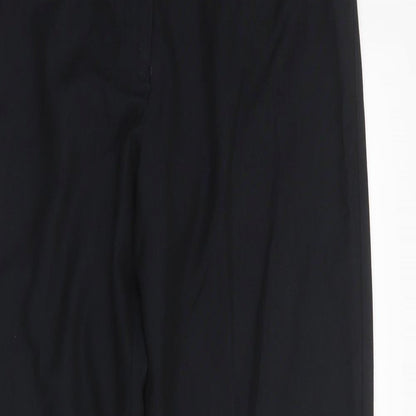 Womens UK Size 10 NEXT Regular Fit  Black Trousers