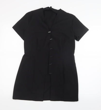 Simon Jersey Womens Black   Basic T-Shirt Size 10