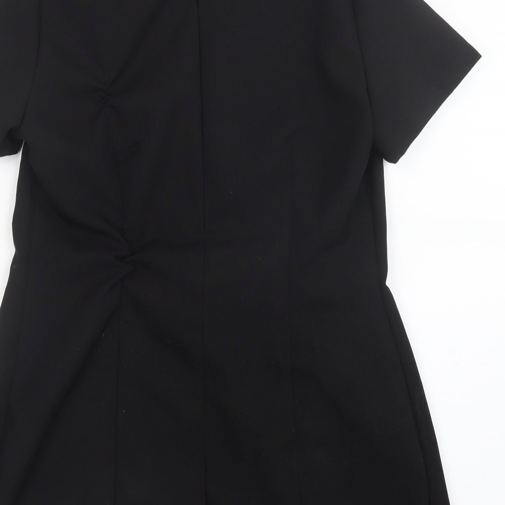 Simon Jersey Womens Black   Basic T-Shirt Size 10