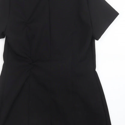 Simon Jersey Womens Black   Basic T-Shirt Size 10