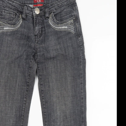 Blue Blue Womens Blue  Denim Straight Jeans Size 29 in L24.5 in
