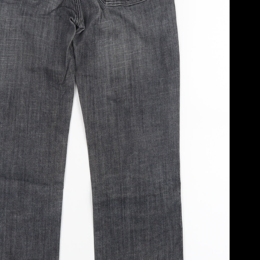 Blue Blue Womens Blue  Denim Straight Jeans Size 29 in L24.5 in