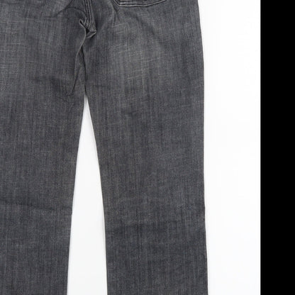 Blue Blue Womens Blue  Denim Straight Jeans Size 29 in L24.5 in