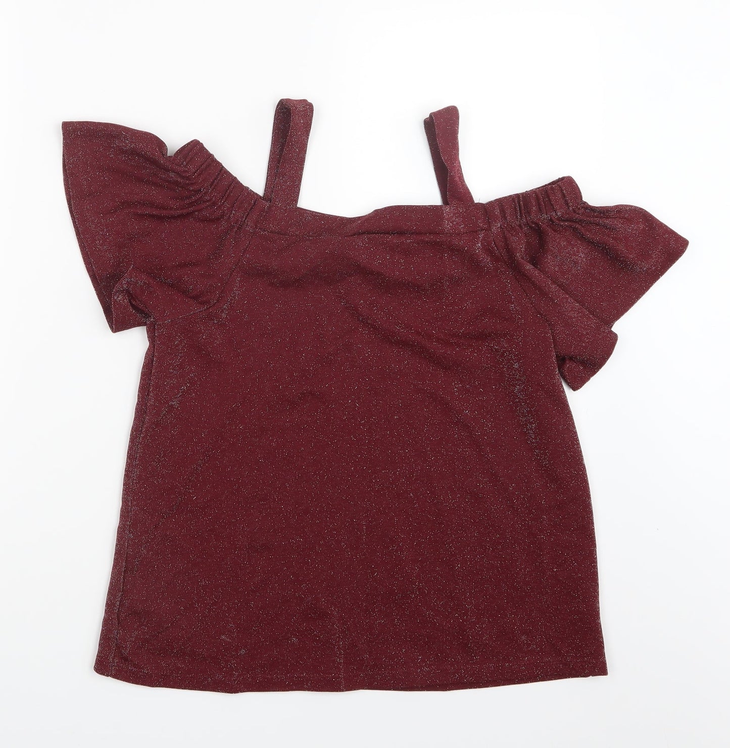 F&F Womens Red   Basic Blouse Size 12