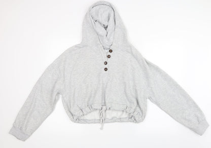 Primark Womens Grey   Pullover Hoodie Size 12