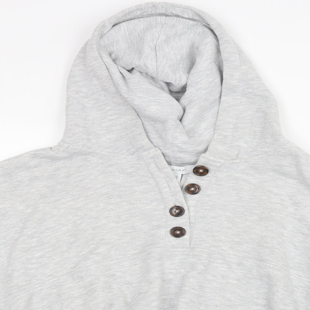 Primark Womens Grey   Pullover Hoodie Size 12
